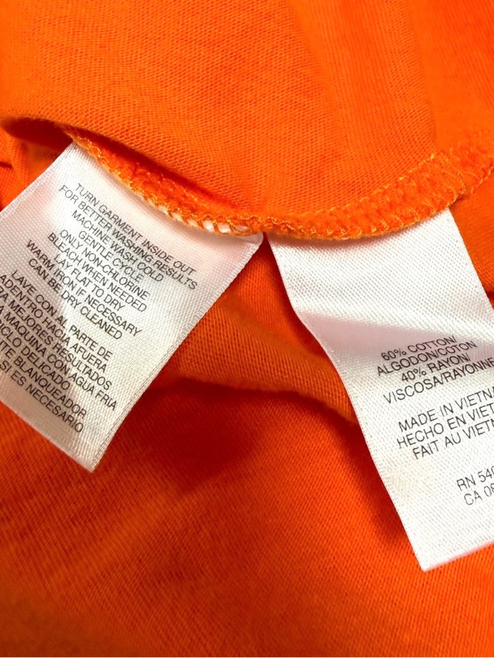 Orange Ruffle - Tank Top - Picture 3 of 4